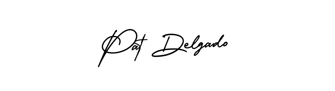 Pat Delgado stylish signature style. Best Handwritten Sign (AmerikaSignatureDemo-Regular) for my name. Handwritten Signature Collection Ideas for my name Pat Delgado. Pat Delgado signature style 3 images and pictures png