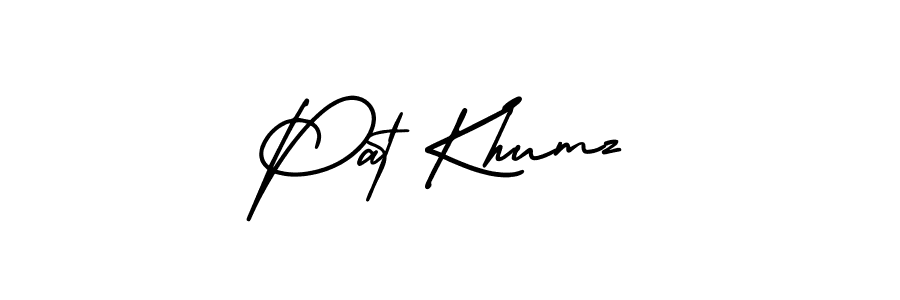 Make a beautiful signature design for name Pat Khumz. Use this online signature maker to create a handwritten signature for free. Pat Khumz signature style 3 images and pictures png
