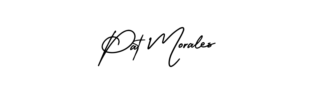 if you are searching for the best signature style for your name Pat Morales. so please give up your signature search. here we have designed multiple signature styles  using AmerikaSignatureDemo-Regular. Pat Morales signature style 3 images and pictures png