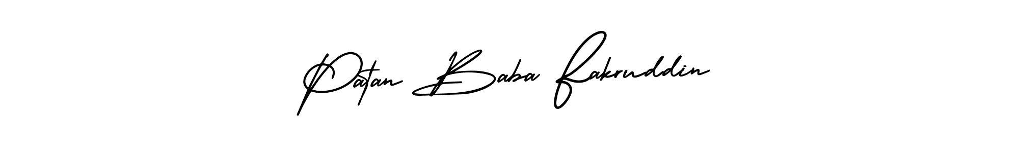 AmerikaSignatureDemo-Regular is a professional signature style that is perfect for those who want to add a touch of class to their signature. It is also a great choice for those who want to make their signature more unique. Get Patan Baba Fakruddin name to fancy signature for free. Patan Baba Fakruddin signature style 3 images and pictures png