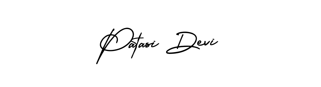 AmerikaSignatureDemo-Regular is a professional signature style that is perfect for those who want to add a touch of class to their signature. It is also a great choice for those who want to make their signature more unique. Get Patasi Devi name to fancy signature for free. Patasi Devi signature style 3 images and pictures png