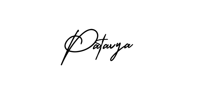 How to make Patavya signature? AmerikaSignatureDemo-Regular is a professional autograph style. Create handwritten signature for Patavya name. Patavya signature style 3 images and pictures png