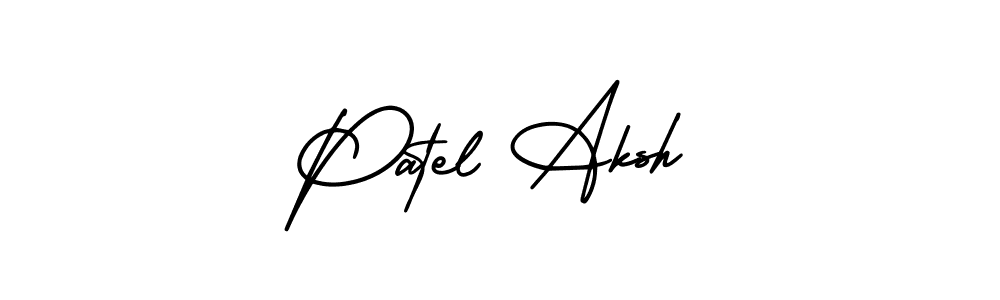 Create a beautiful signature design for name Patel Aksh. With this signature (AmerikaSignatureDemo-Regular) fonts, you can make a handwritten signature for free. Patel Aksh signature style 3 images and pictures png