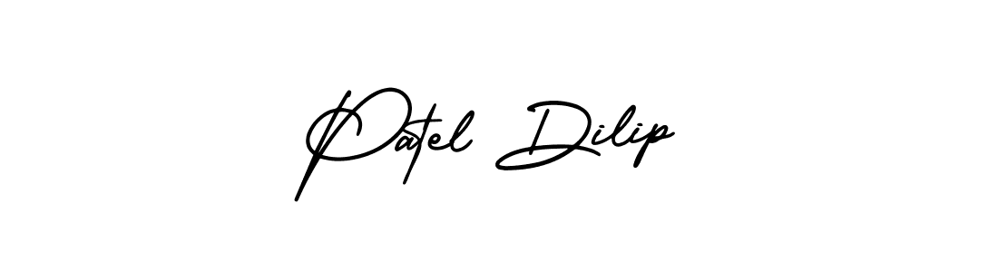 Also we have Patel Dilip name is the best signature style. Create professional handwritten signature collection using AmerikaSignatureDemo-Regular autograph style. Patel Dilip signature style 3 images and pictures png