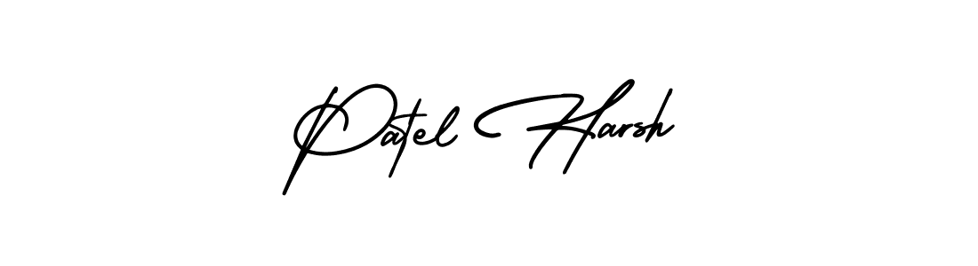 Also we have Patel Harsh name is the best signature style. Create professional handwritten signature collection using AmerikaSignatureDemo-Regular autograph style. Patel Harsh signature style 3 images and pictures png