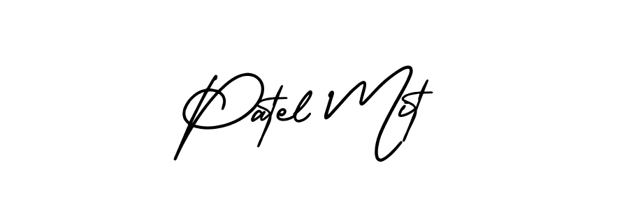 Make a beautiful signature design for name Patel Mit. Use this online signature maker to create a handwritten signature for free. Patel Mit signature style 3 images and pictures png