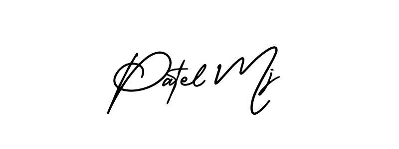 Also we have Patel Mj name is the best signature style. Create professional handwritten signature collection using AmerikaSignatureDemo-Regular autograph style. Patel Mj signature style 3 images and pictures png