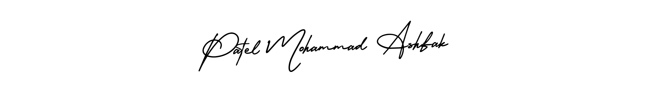 Make a beautiful signature design for name Patel Mohammad Ashfak. Use this online signature maker to create a handwritten signature for free. Patel Mohammad Ashfak signature style 3 images and pictures png