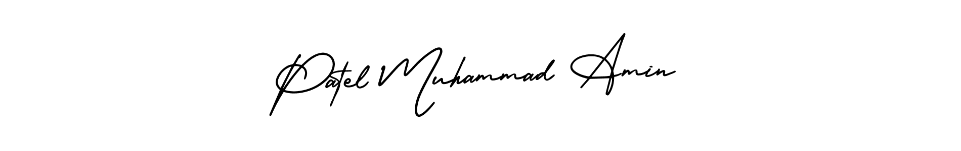 Make a beautiful signature design for name Patel Muhammad Amin. Use this online signature maker to create a handwritten signature for free. Patel Muhammad Amin signature style 3 images and pictures png