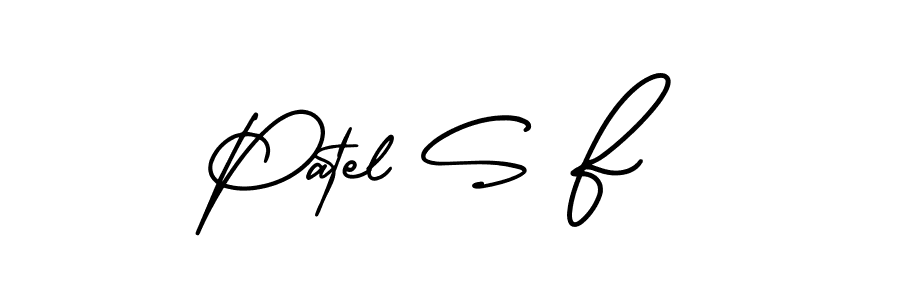 Also we have Patel S F name is the best signature style. Create professional handwritten signature collection using AmerikaSignatureDemo-Regular autograph style. Patel S F signature style 3 images and pictures png