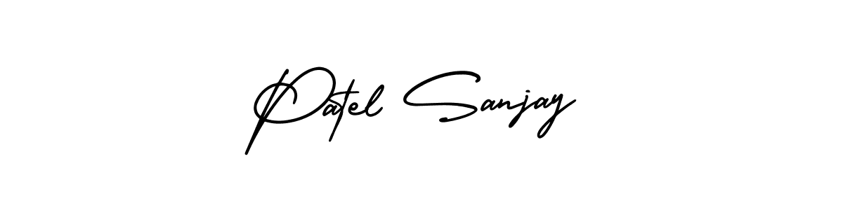 It looks lik you need a new signature style for name Patel Sanjay. Design unique handwritten (AmerikaSignatureDemo-Regular) signature with our free signature maker in just a few clicks. Patel Sanjay signature style 3 images and pictures png