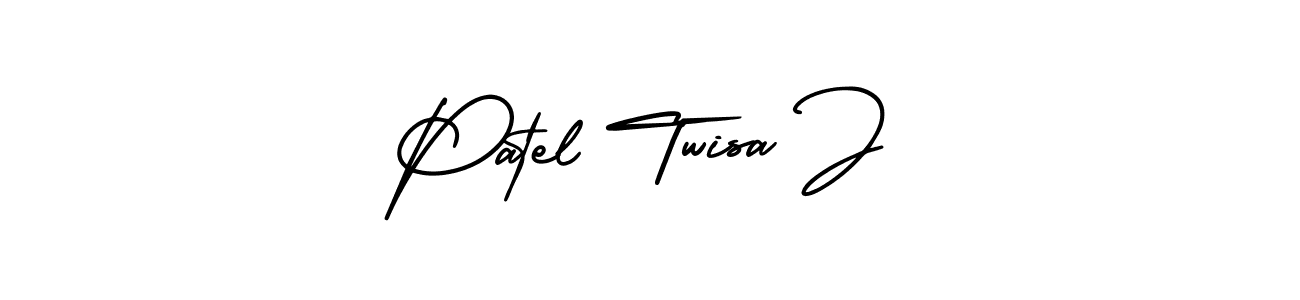 Here are the top 10 professional signature styles for the name Patel Twisa J. These are the best autograph styles you can use for your name. Patel Twisa J signature style 3 images and pictures png