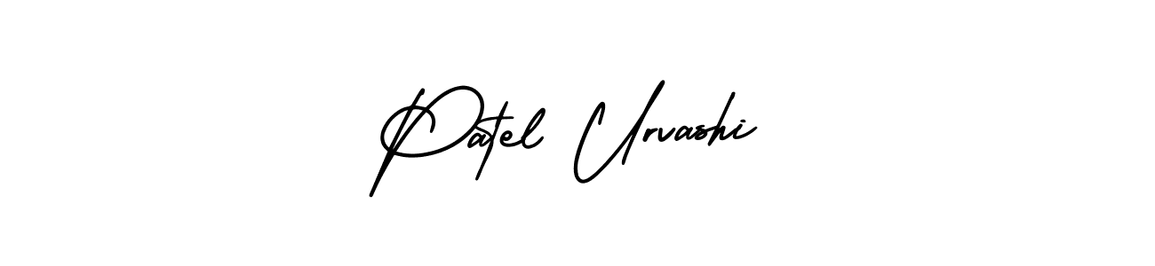Also You can easily find your signature by using the search form. We will create Patel Urvashi name handwritten signature images for you free of cost using AmerikaSignatureDemo-Regular sign style. Patel Urvashi signature style 3 images and pictures png