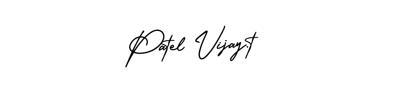 Create a beautiful signature design for name Patel Vijay.t. With this signature (AmerikaSignatureDemo-Regular) fonts, you can make a handwritten signature for free. Patel Vijay.t signature style 3 images and pictures png