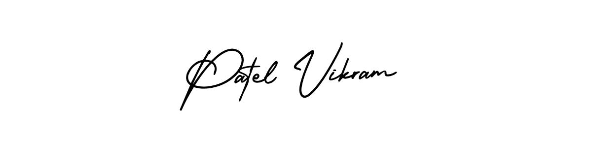 Also we have Patel Vikram name is the best signature style. Create professional handwritten signature collection using AmerikaSignatureDemo-Regular autograph style. Patel Vikram signature style 3 images and pictures png