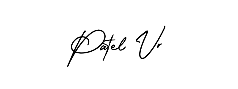 Create a beautiful signature design for name Patel Vr. With this signature (AmerikaSignatureDemo-Regular) fonts, you can make a handwritten signature for free. Patel Vr signature style 3 images and pictures png