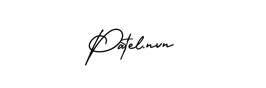 Make a beautiful signature design for name Patel.nvn. With this signature (AmerikaSignatureDemo-Regular) style, you can create a handwritten signature for free. Patel.nvn signature style 3 images and pictures png