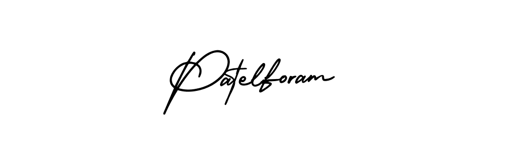 Also You can easily find your signature by using the search form. We will create Patelforam name handwritten signature images for you free of cost using AmerikaSignatureDemo-Regular sign style. Patelforam signature style 3 images and pictures png