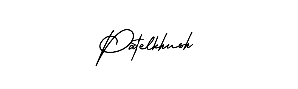 Similarly AmerikaSignatureDemo-Regular is the best handwritten signature design. Signature creator online .You can use it as an online autograph creator for name Patelkhush. Patelkhush signature style 3 images and pictures png