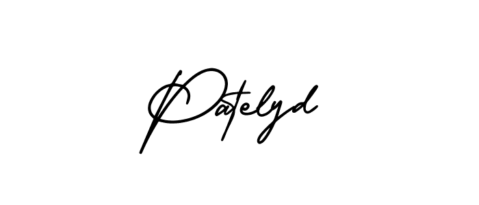 if you are searching for the best signature style for your name Patelyd. so please give up your signature search. here we have designed multiple signature styles  using AmerikaSignatureDemo-Regular. Patelyd signature style 3 images and pictures png