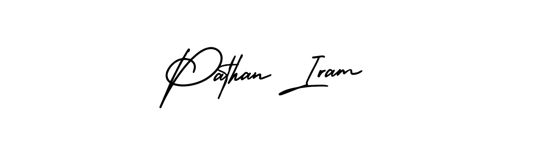 Also You can easily find your signature by using the search form. We will create Pathan Iram name handwritten signature images for you free of cost using AmerikaSignatureDemo-Regular sign style. Pathan Iram signature style 3 images and pictures png