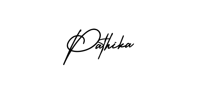 Similarly AmerikaSignatureDemo-Regular is the best handwritten signature design. Signature creator online .You can use it as an online autograph creator for name Pathika. Pathika signature style 3 images and pictures png