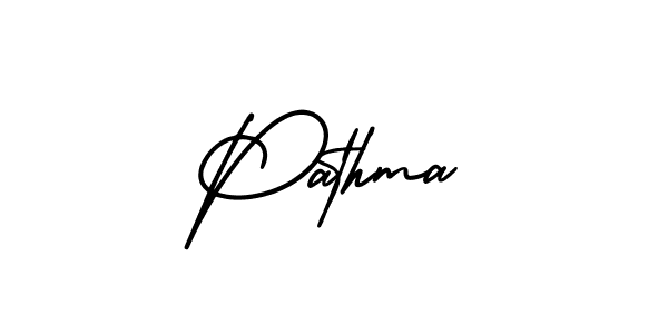 Make a beautiful signature design for name Pathma. Use this online signature maker to create a handwritten signature for free. Pathma signature style 3 images and pictures png