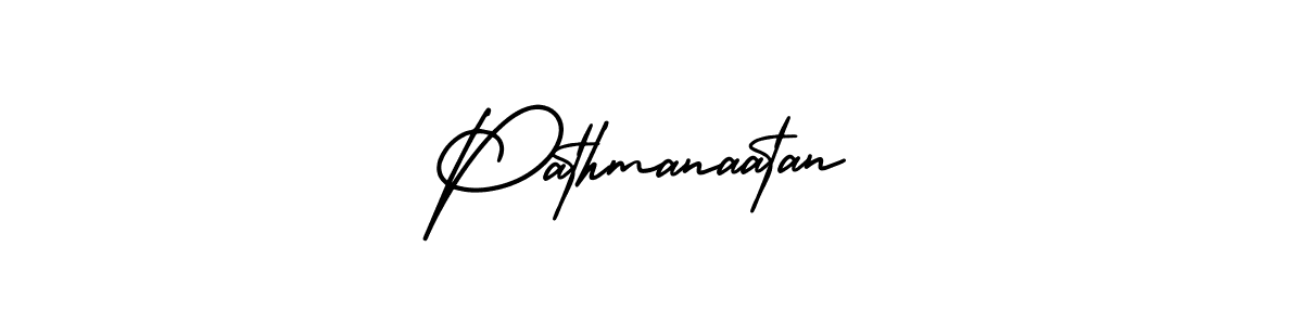 Pathmanaatan stylish signature style. Best Handwritten Sign (AmerikaSignatureDemo-Regular) for my name. Handwritten Signature Collection Ideas for my name Pathmanaatan. Pathmanaatan signature style 3 images and pictures png