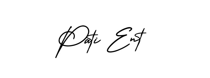 Pati Ent stylish signature style. Best Handwritten Sign (AmerikaSignatureDemo-Regular) for my name. Handwritten Signature Collection Ideas for my name Pati Ent. Pati Ent signature style 3 images and pictures png