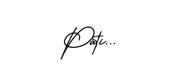 This is the best signature style for the Pati... name. Also you like these signature font (AmerikaSignatureDemo-Regular). Mix name signature. Pati... signature style 3 images and pictures png