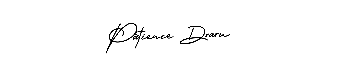 Similarly AmerikaSignatureDemo-Regular is the best handwritten signature design. Signature creator online .You can use it as an online autograph creator for name Patience Draru. Patience Draru signature style 3 images and pictures png