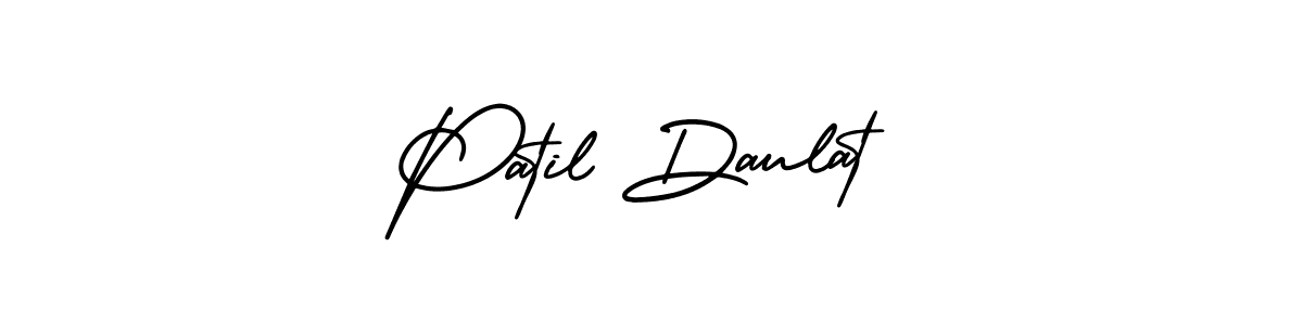 if you are searching for the best signature style for your name Patil Daulat. so please give up your signature search. here we have designed multiple signature styles  using AmerikaSignatureDemo-Regular. Patil Daulat signature style 3 images and pictures png