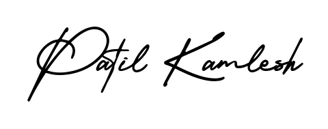 How to make Patil Kamlesh name signature. Use AmerikaSignatureDemo-Regular style for creating short signs online. This is the latest handwritten sign. Patil Kamlesh signature style 3 images and pictures png