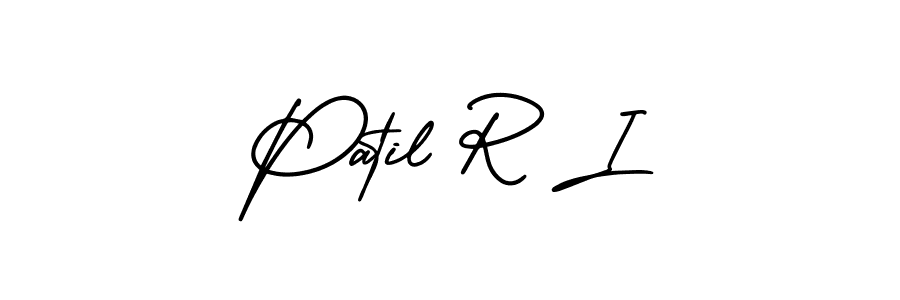 It looks lik you need a new signature style for name Patil R I. Design unique handwritten (AmerikaSignatureDemo-Regular) signature with our free signature maker in just a few clicks. Patil R I signature style 3 images and pictures png