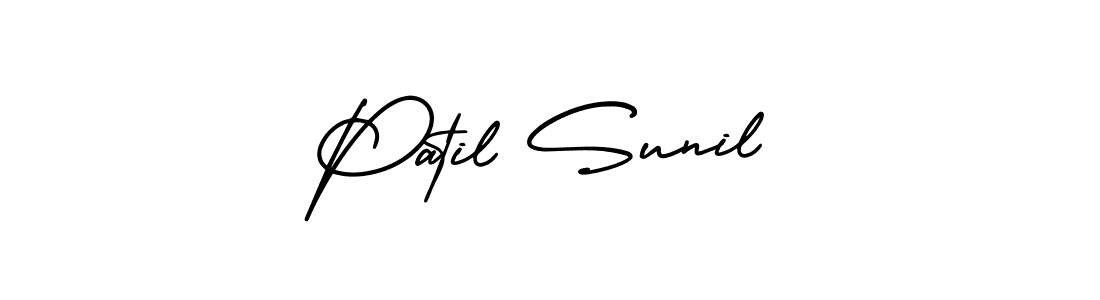 Best and Professional Signature Style for Patil Sunil. AmerikaSignatureDemo-Regular Best Signature Style Collection. Patil Sunil signature style 3 images and pictures png