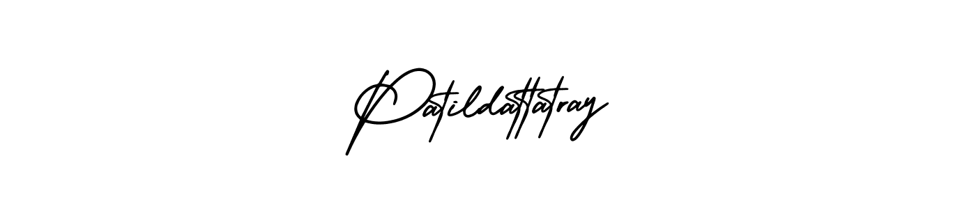 How to make Patildattatray signature? AmerikaSignatureDemo-Regular is a professional autograph style. Create handwritten signature for Patildattatray name. Patildattatray signature style 3 images and pictures png