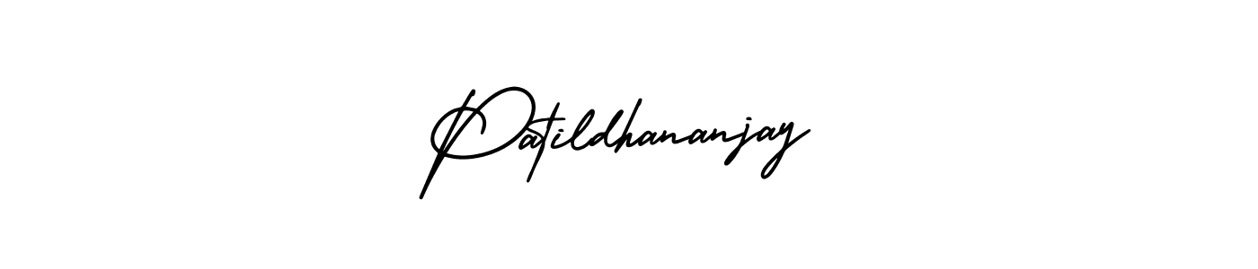 This is the best signature style for the Patildhananjay name. Also you like these signature font (AmerikaSignatureDemo-Regular). Mix name signature. Patildhananjay signature style 3 images and pictures png