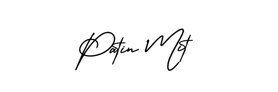 It looks lik you need a new signature style for name Patin Mit. Design unique handwritten (AmerikaSignatureDemo-Regular) signature with our free signature maker in just a few clicks. Patin Mit signature style 3 images and pictures png