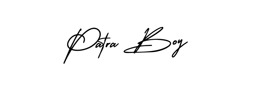 Create a beautiful signature design for name Patra Boy. With this signature (AmerikaSignatureDemo-Regular) fonts, you can make a handwritten signature for free. Patra Boy signature style 3 images and pictures png