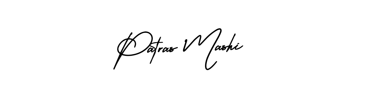 The best way (AmerikaSignatureDemo-Regular) to make a short signature is to pick only two or three words in your name. The name Patras Mashi include a total of six letters. For converting this name. Patras Mashi signature style 3 images and pictures png