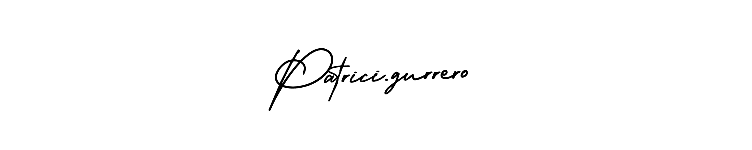 Patrici.gurrero stylish signature style. Best Handwritten Sign (AmerikaSignatureDemo-Regular) for my name. Handwritten Signature Collection Ideas for my name Patrici.gurrero. Patrici.gurrero signature style 3 images and pictures png