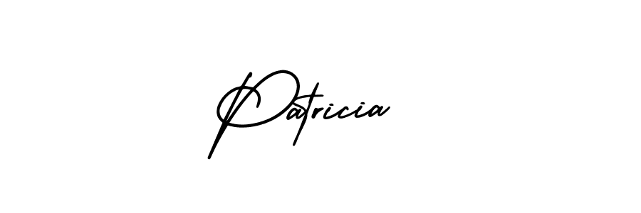 It looks lik you need a new signature style for name Patricia . Design unique handwritten (AmerikaSignatureDemo-Regular) signature with our free signature maker in just a few clicks. Patricia  signature style 3 images and pictures png