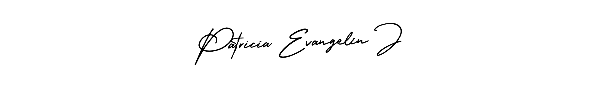 if you are searching for the best signature style for your name Patricia Evangelin J. so please give up your signature search. here we have designed multiple signature styles  using AmerikaSignatureDemo-Regular. Patricia Evangelin J signature style 3 images and pictures png
