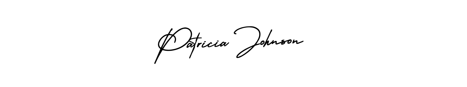 AmerikaSignatureDemo-Regular is a professional signature style that is perfect for those who want to add a touch of class to their signature. It is also a great choice for those who want to make their signature more unique. Get Patricia Johnson name to fancy signature for free. Patricia Johnson signature style 3 images and pictures png