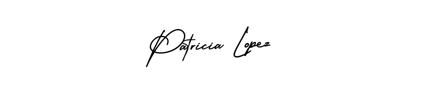 Create a beautiful signature design for name Patricia Lopez. With this signature (AmerikaSignatureDemo-Regular) fonts, you can make a handwritten signature for free. Patricia Lopez signature style 3 images and pictures png