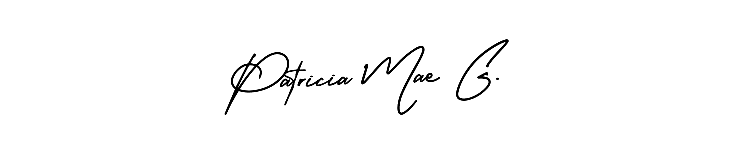 Make a beautiful signature design for name Patricia Mae G.. With this signature (AmerikaSignatureDemo-Regular) style, you can create a handwritten signature for free. Patricia Mae G. signature style 3 images and pictures png