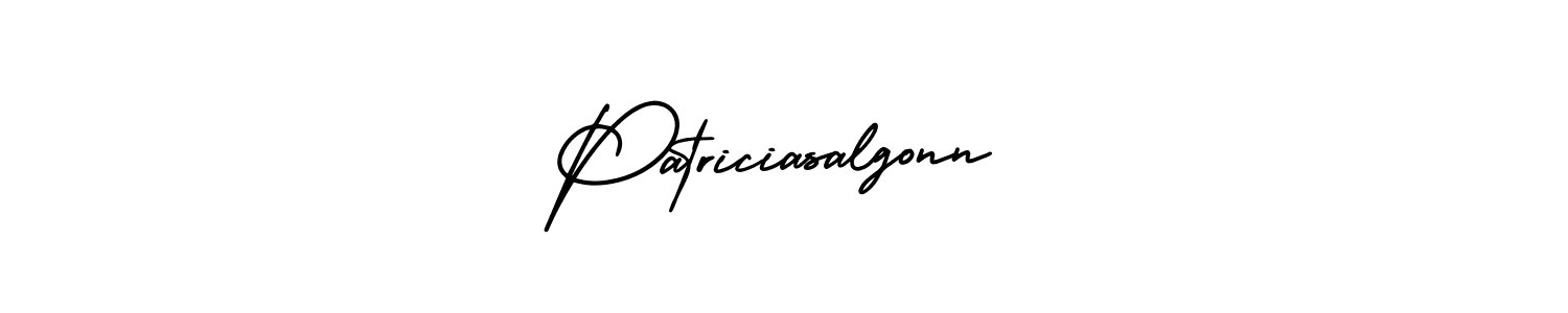 if you are searching for the best signature style for your name Patriciasalgonn. so please give up your signature search. here we have designed multiple signature styles  using AmerikaSignatureDemo-Regular. Patriciasalgonn signature style 3 images and pictures png