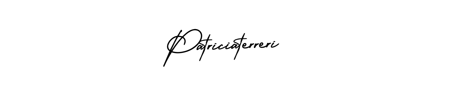 Make a short Patriciaterreri signature style. Manage your documents anywhere anytime using AmerikaSignatureDemo-Regular. Create and add eSignatures, submit forms, share and send files easily. Patriciaterreri signature style 3 images and pictures png