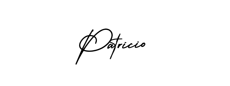 Patricio stylish signature style. Best Handwritten Sign (AmerikaSignatureDemo-Regular) for my name. Handwritten Signature Collection Ideas for my name Patricio. Patricio signature style 3 images and pictures png