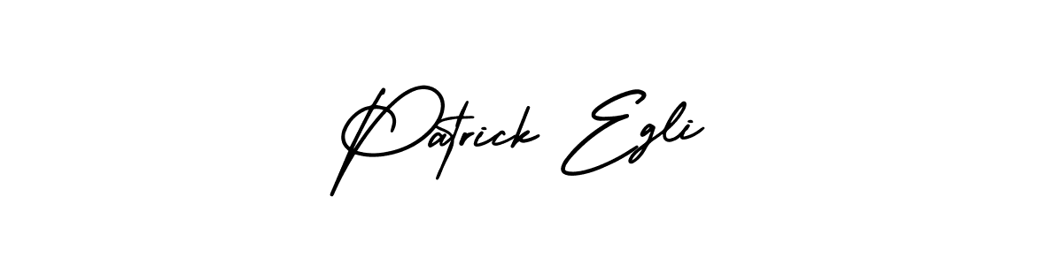 This is the best signature style for the Patrick Egli name. Also you like these signature font (AmerikaSignatureDemo-Regular). Mix name signature. Patrick Egli signature style 3 images and pictures png